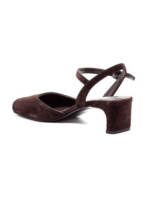 Sandalo in camoscio marrone ELENA IACHI | E4700EBANO